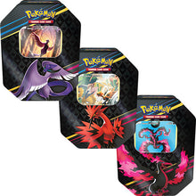 Load image into Gallery viewer, Crown Zenith Tins (Moltres / Zapdos / Articuno Galarian Forms)
